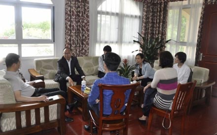 中国农业节水和乡村供水手艺协会古代管业专业委员会秘书长周川一行到公司调研