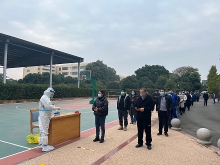 四川森普管材股分无限公司主动构造员工展开核酸检测